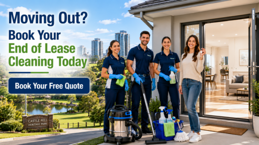A professional end of lease cleaner