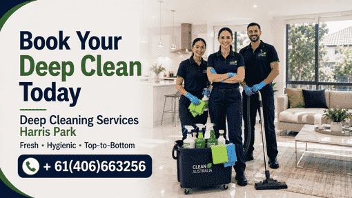 What is included in deep cleaning services in Harris Park